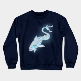 Great White Ghost Crewneck Sweatshirt